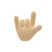 hand love you